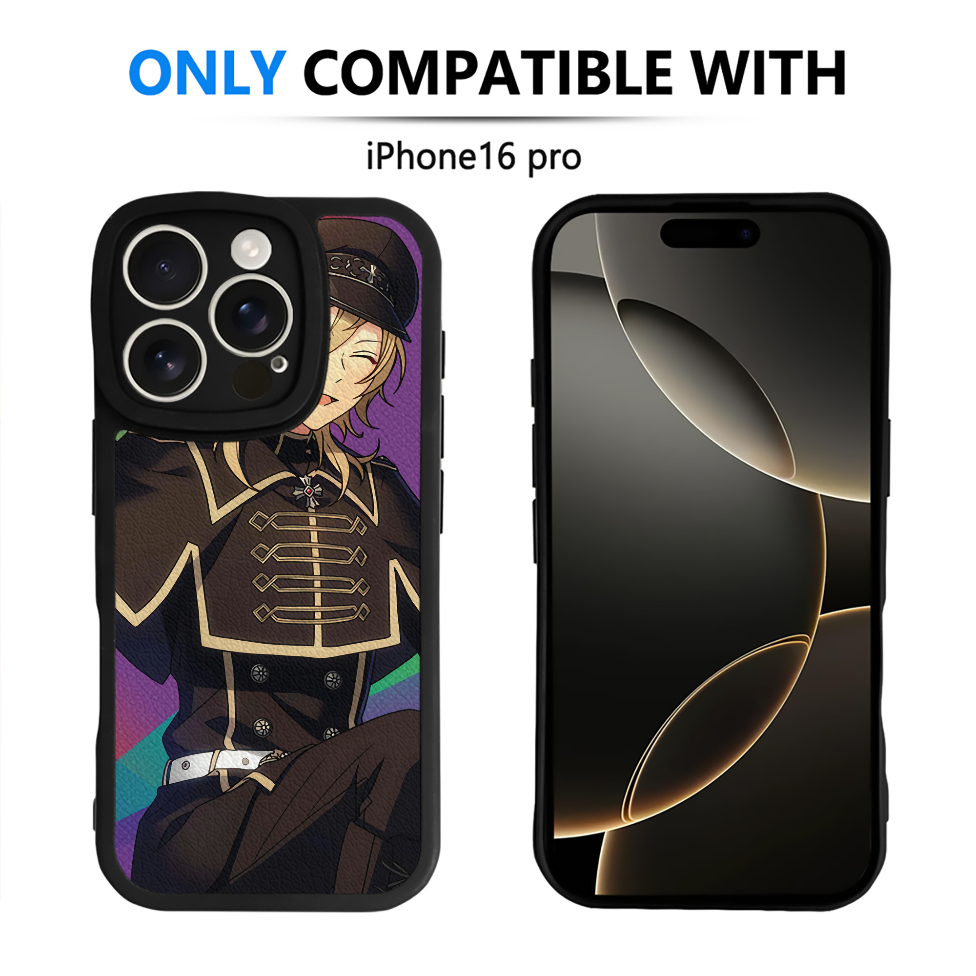 （画像用） あんさんぶるスターズ! Ensemble Stars 【iPhone 16シリーズ対応】シリコンスマホケース（レザー調） 材質：シリコン